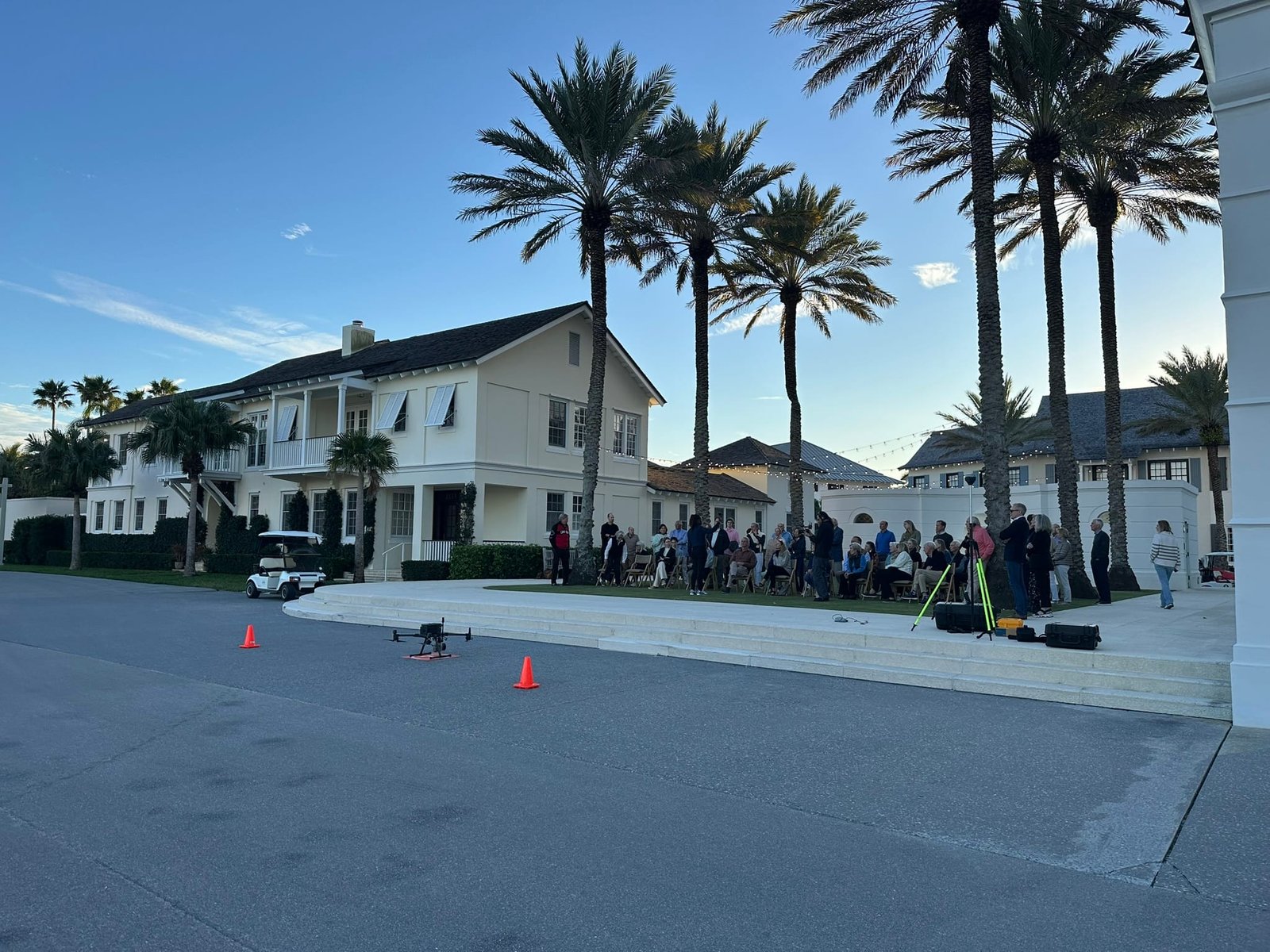 Drone Demo Event in Flight