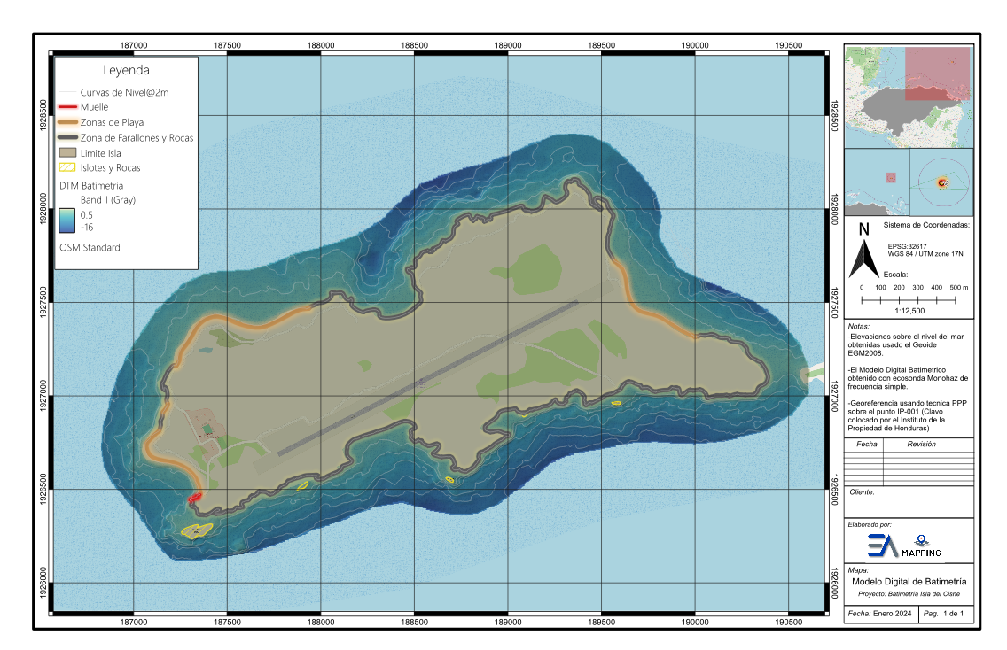Bathymetric survey sample