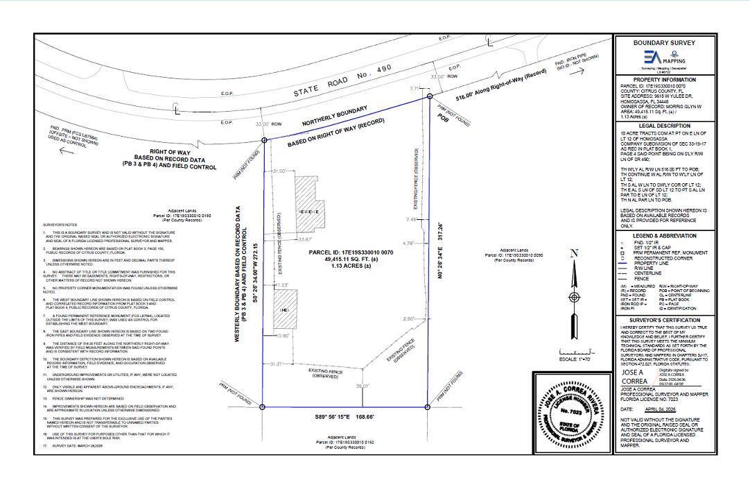 Boundary Survey